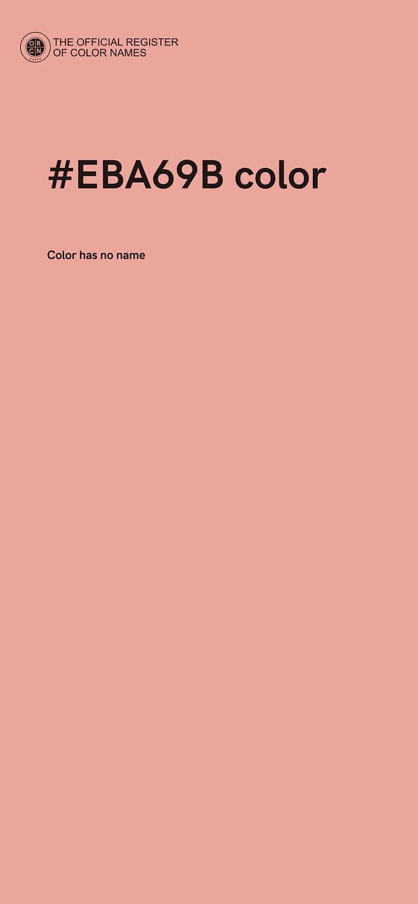 #EBA69B color image