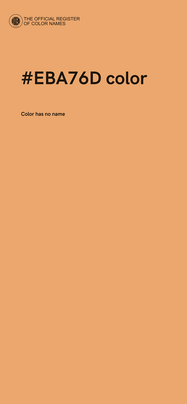 #EBA76D color image