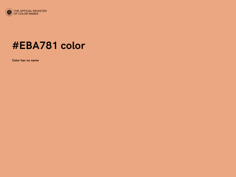 #EBA781 color image