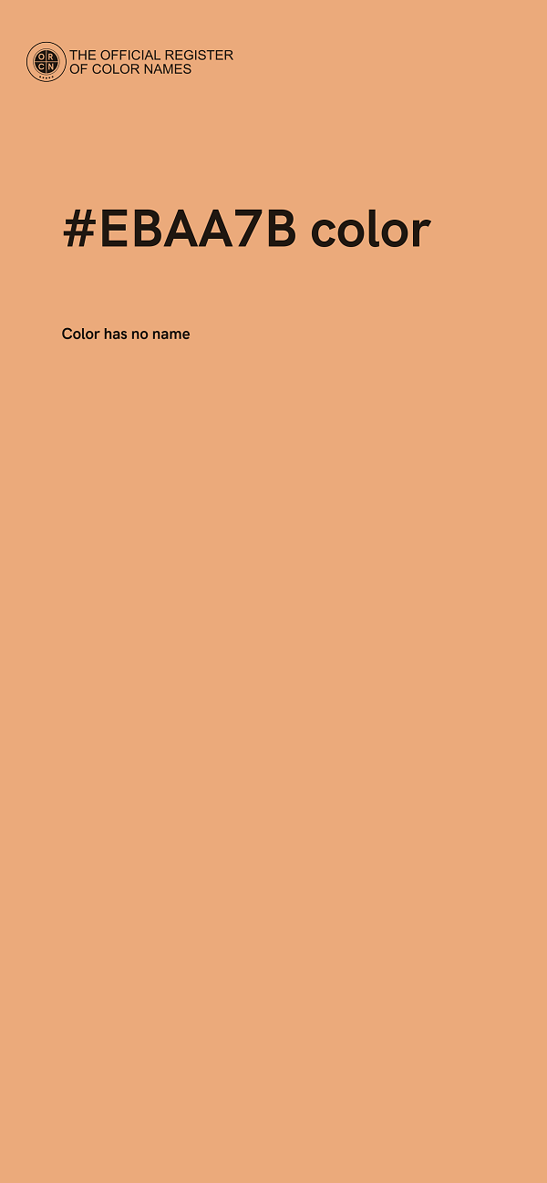 #EBAA7B color image