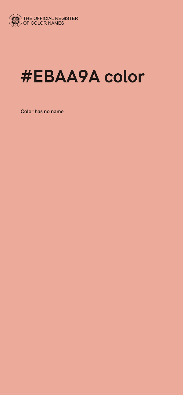 #EBAA9A color image