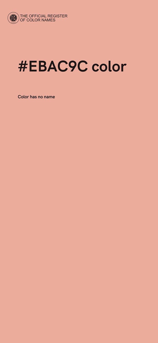 #EBAC9C color image