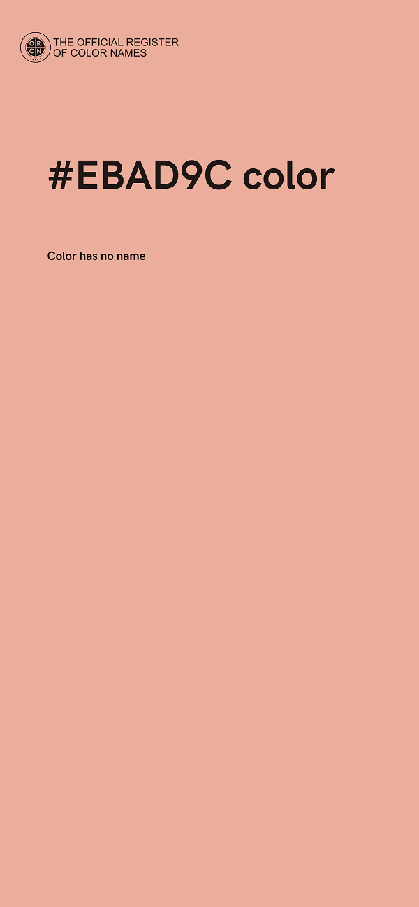 #EBAD9C color image