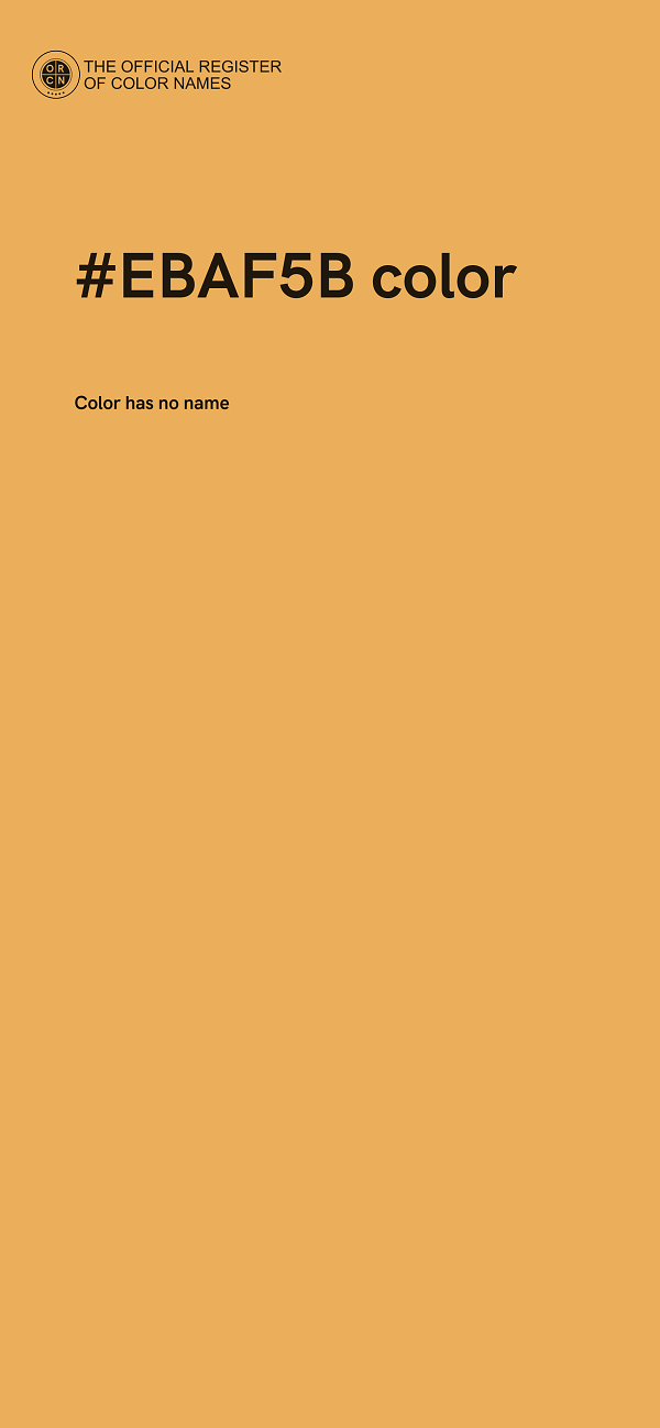 #EBAF5B color image
