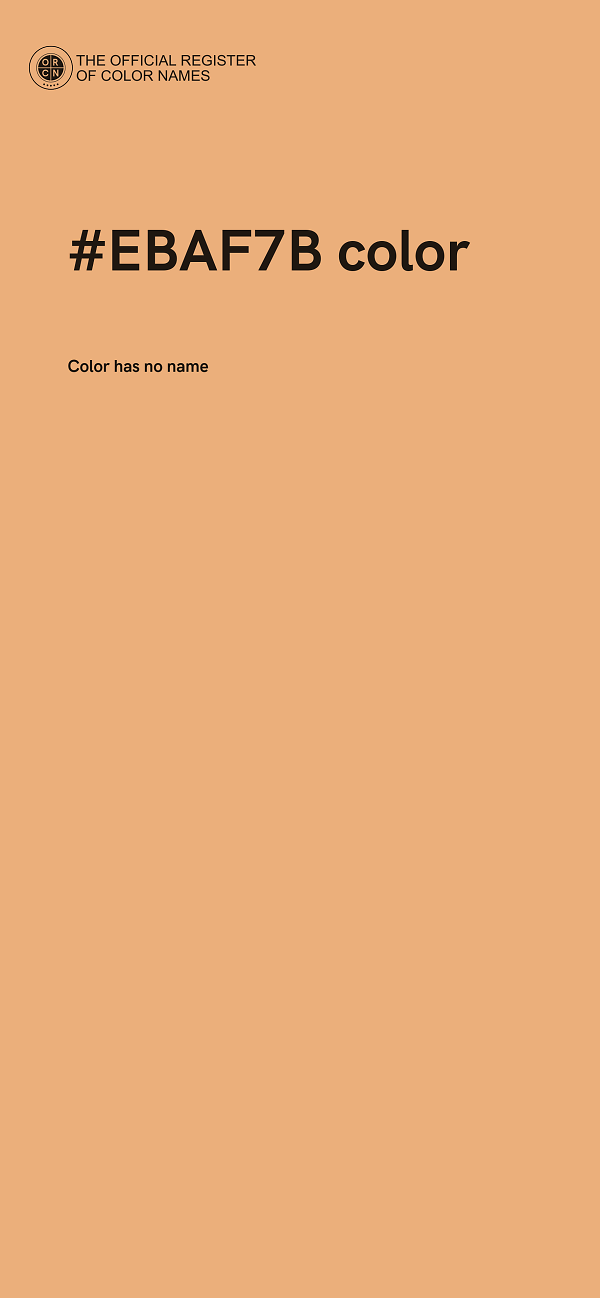 #EBAF7B color image