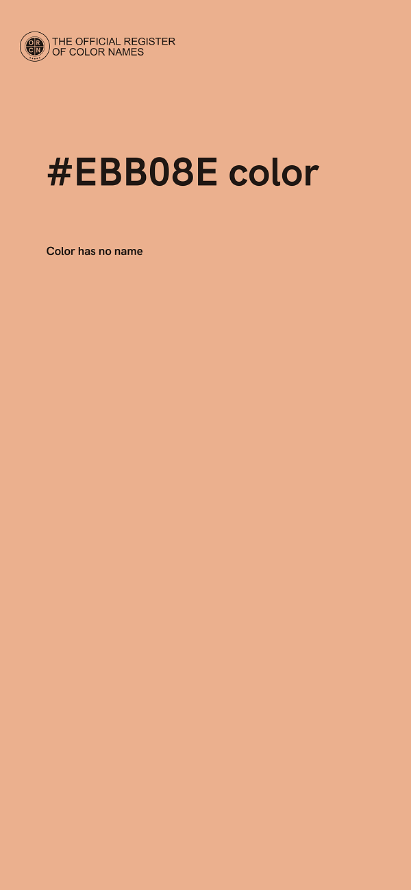 #EBB08E color image