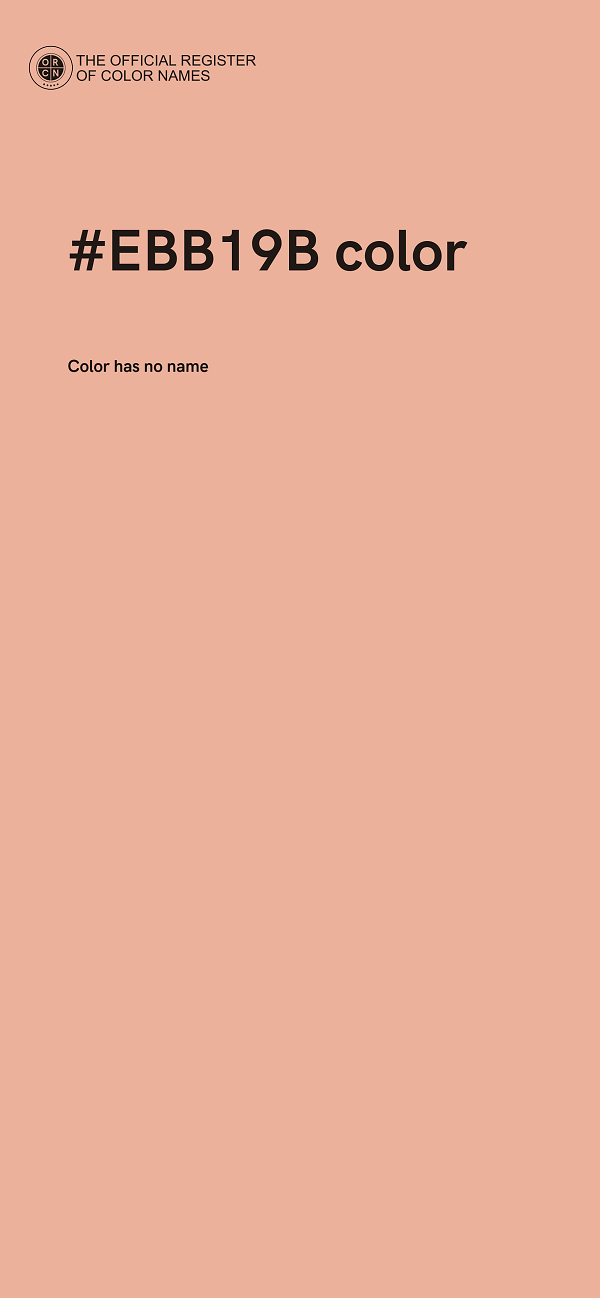 #EBB19B color image