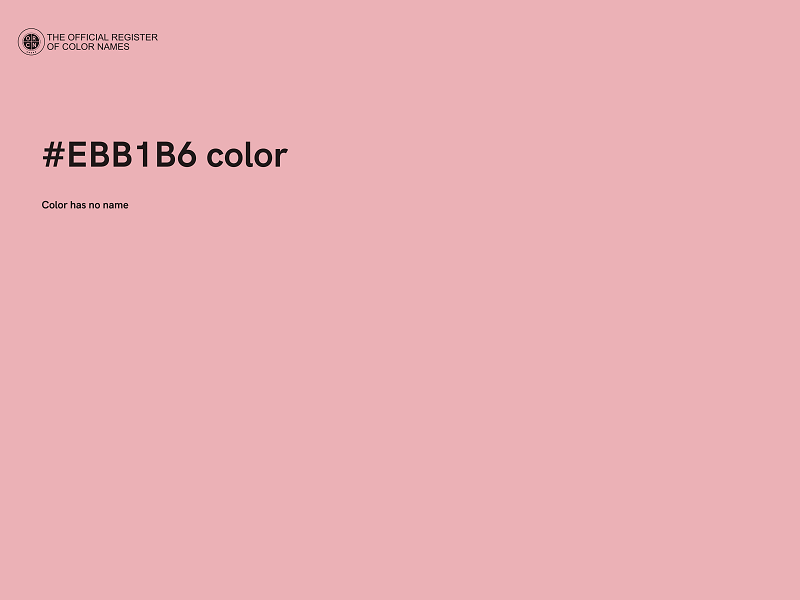 #EBB1B6 color image