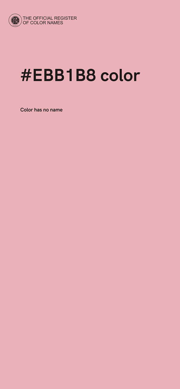 #EBB1B8 color image