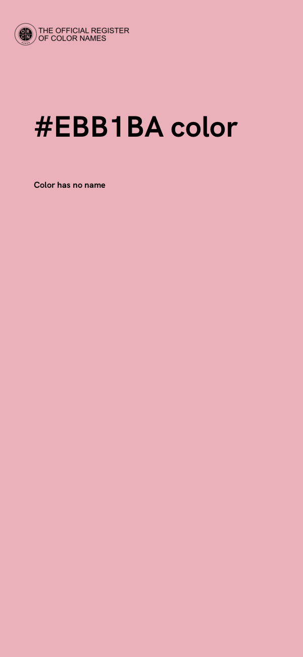 #EBB1BA color image