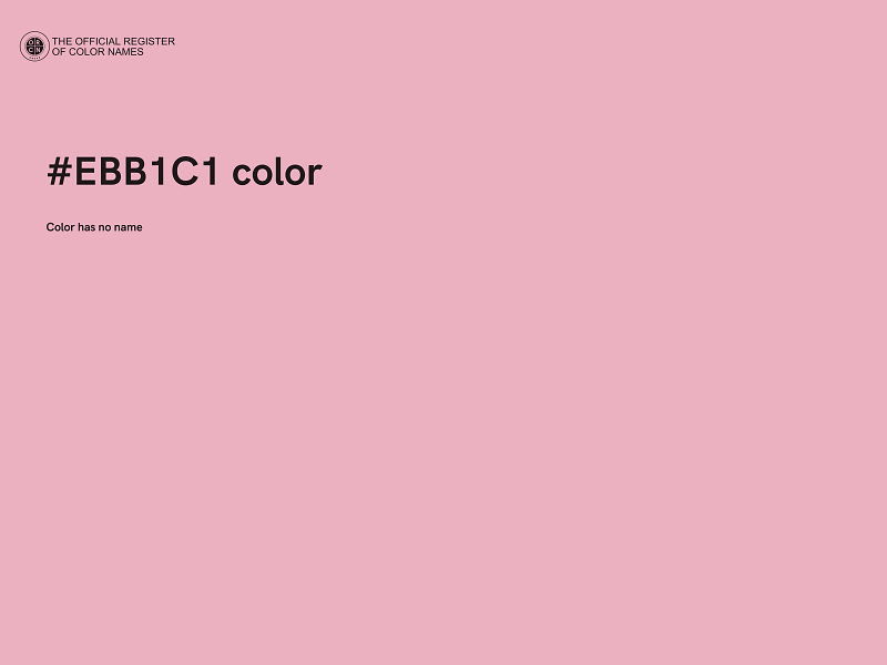 #EBB1C1 color image