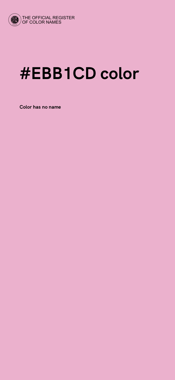 #EBB1CD color image