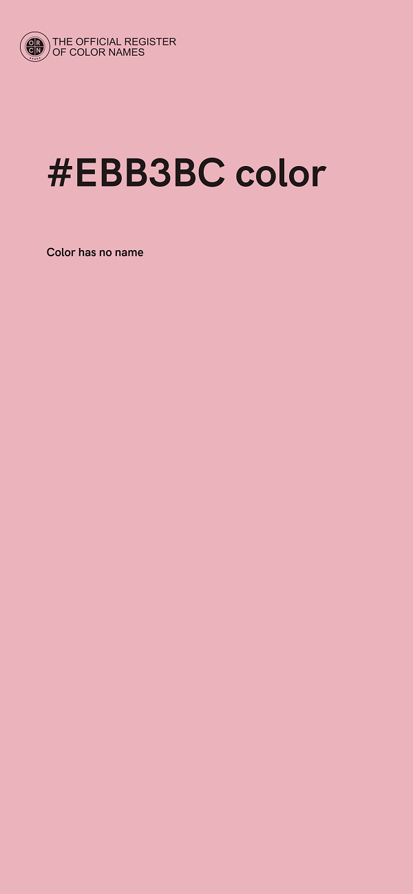 #EBB3BC color image