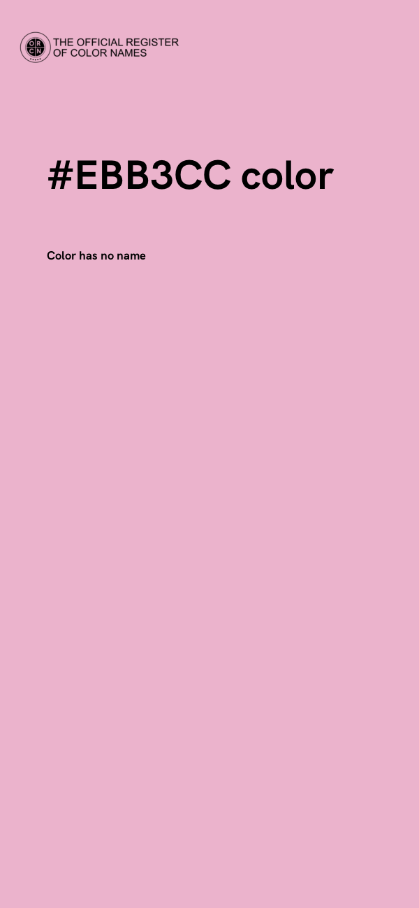 #EBB3CC color image