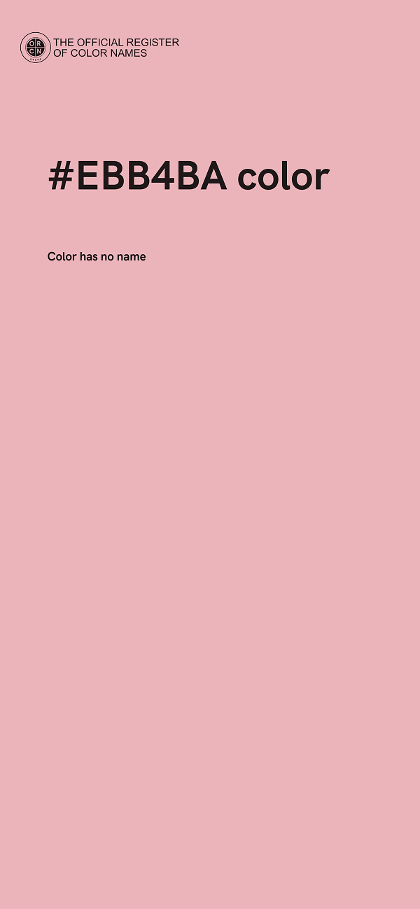 #EBB4BA color image
