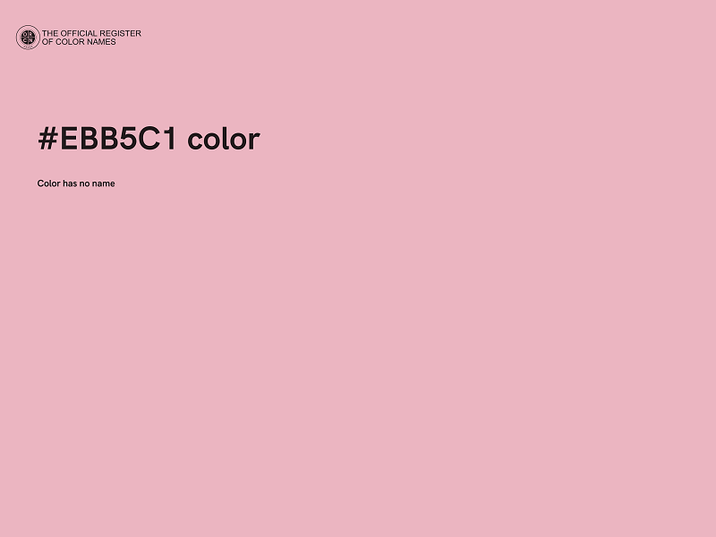 #EBB5C1 color image