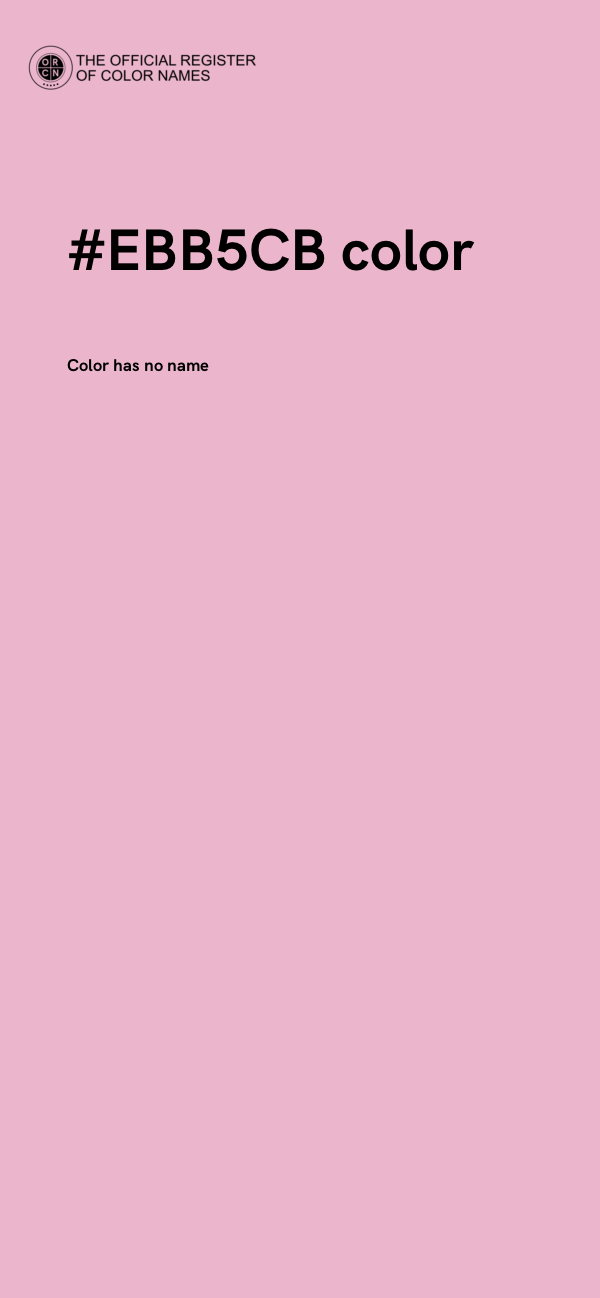 #EBB5CB color image