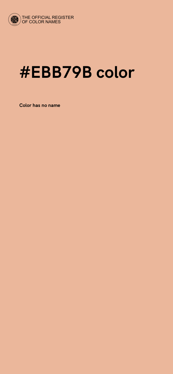 #EBB79B color image