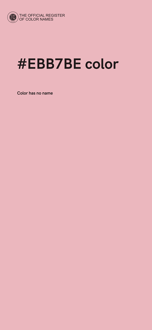 #EBB7BE color image
