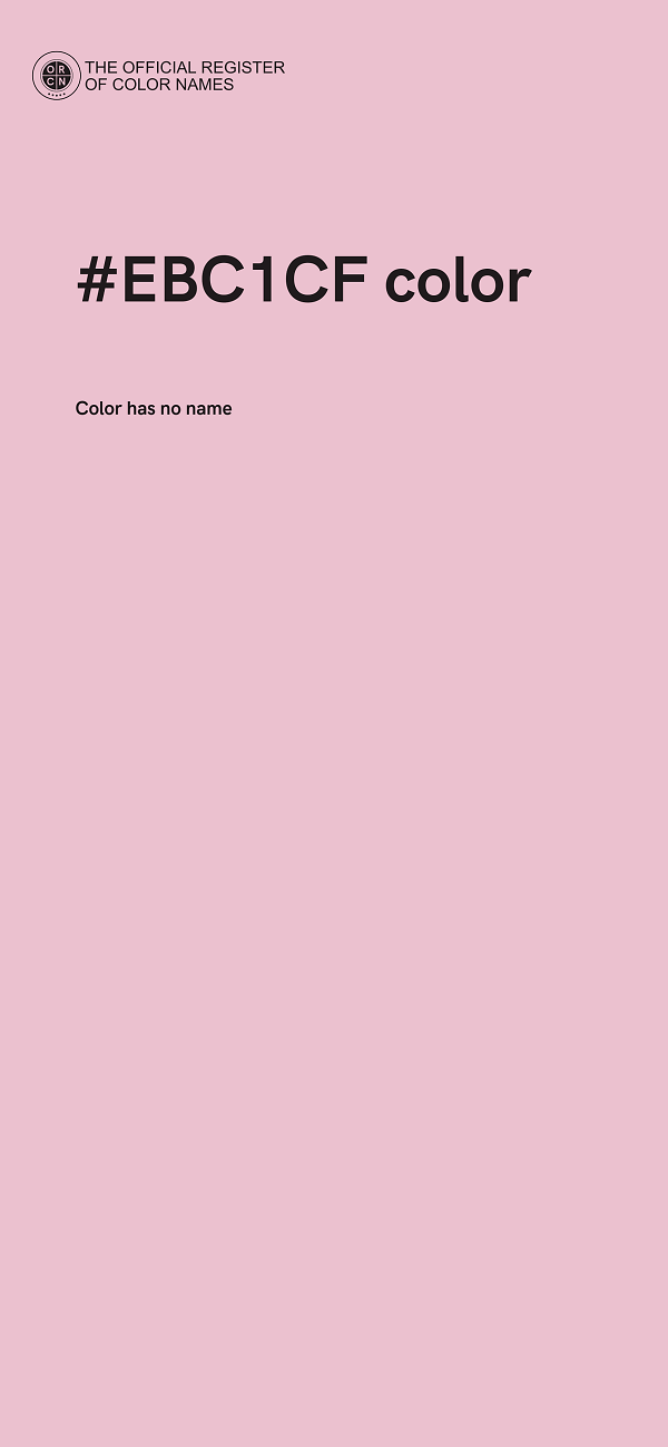 #EBC1CF color image
