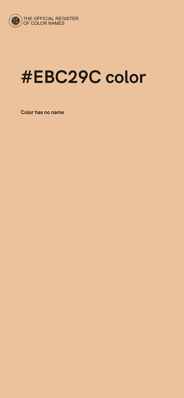 #EBC29C color image