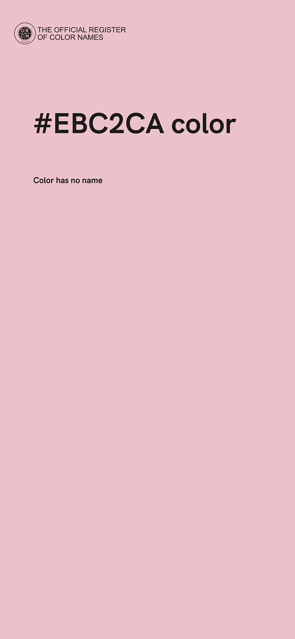 #EBC2CA color image