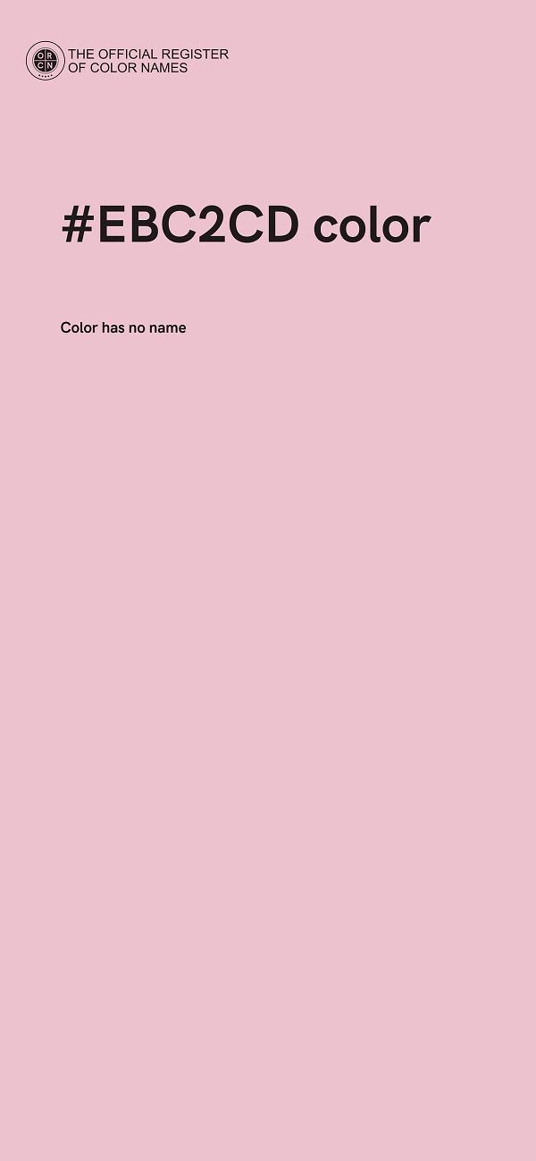 #EBC2CD color image