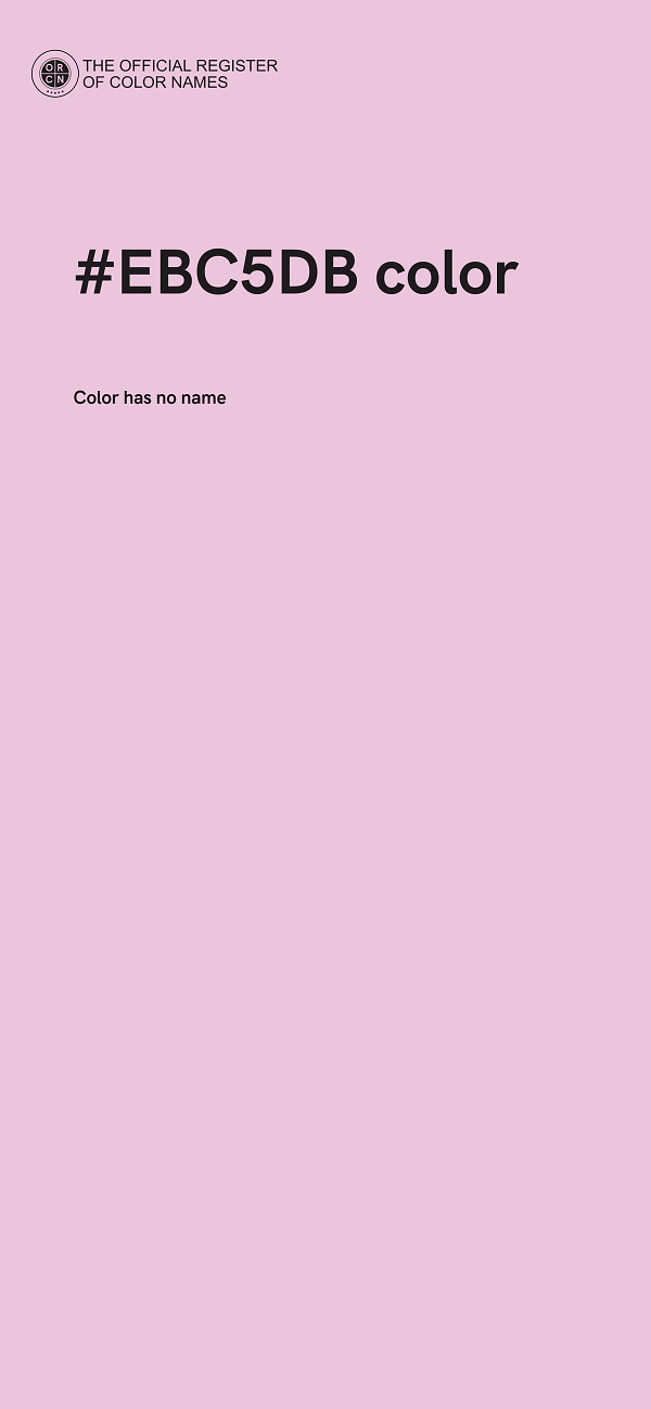 #EBC5DB color image
