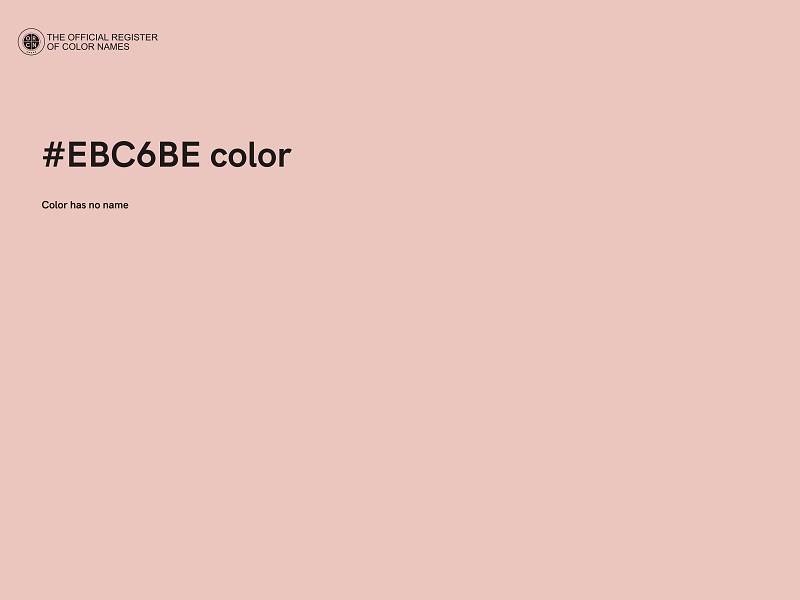 #EBC6BE color image