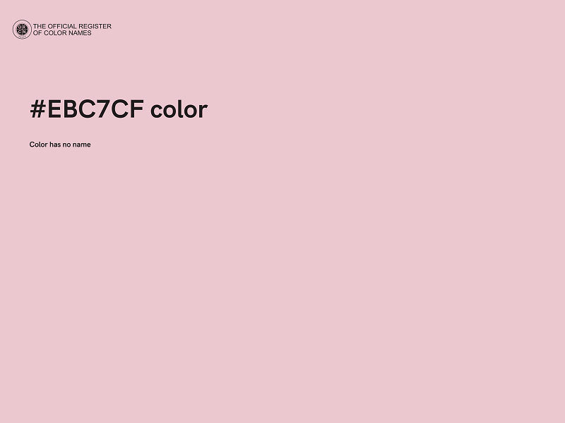 #EBC7CF color image