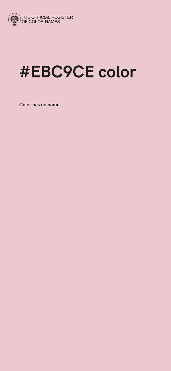 #EBC9CE color image