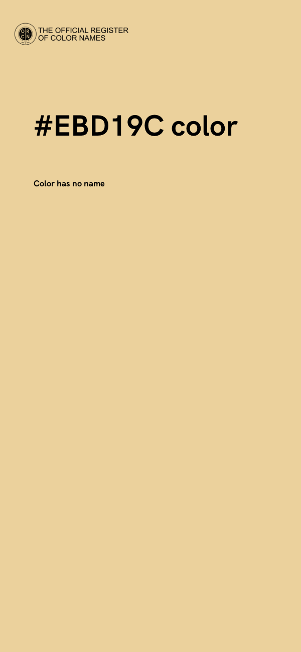 #EBD19C color image