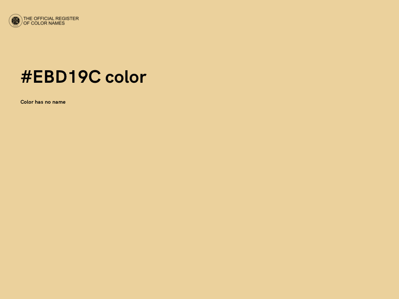 #EBD19C color image
