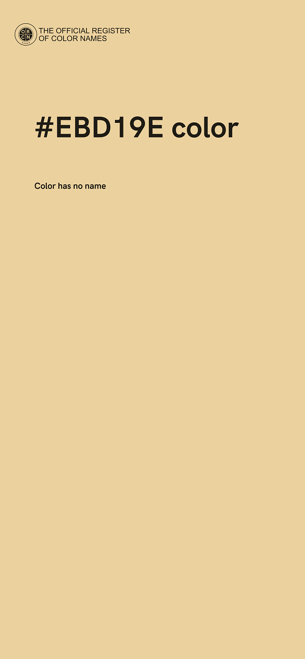 #EBD19E color image