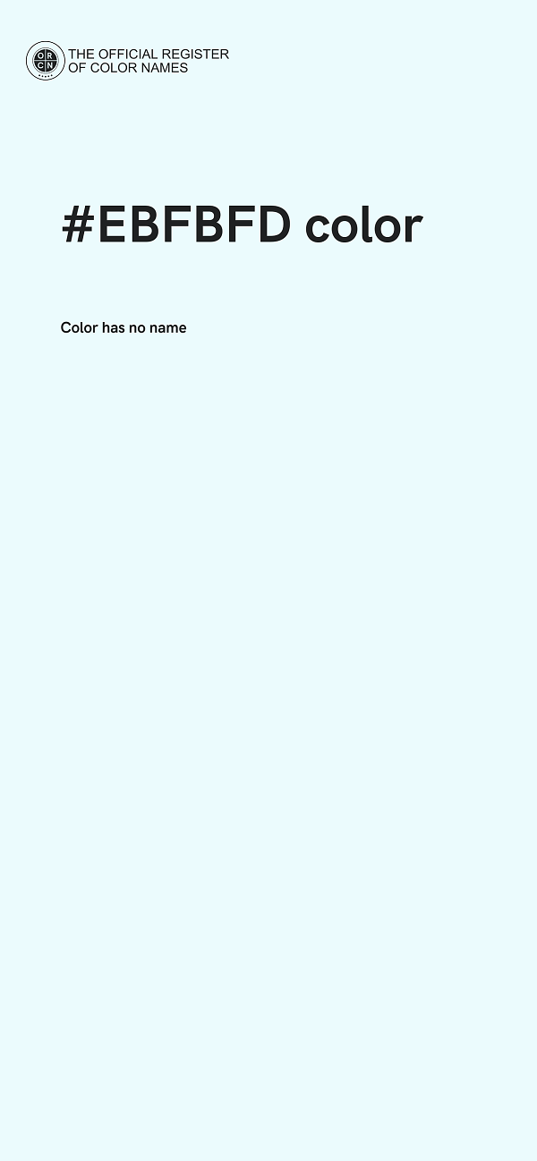 #EBFBFD color image