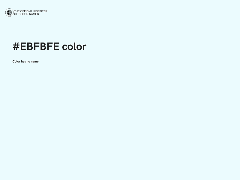 #EBFBFE color image