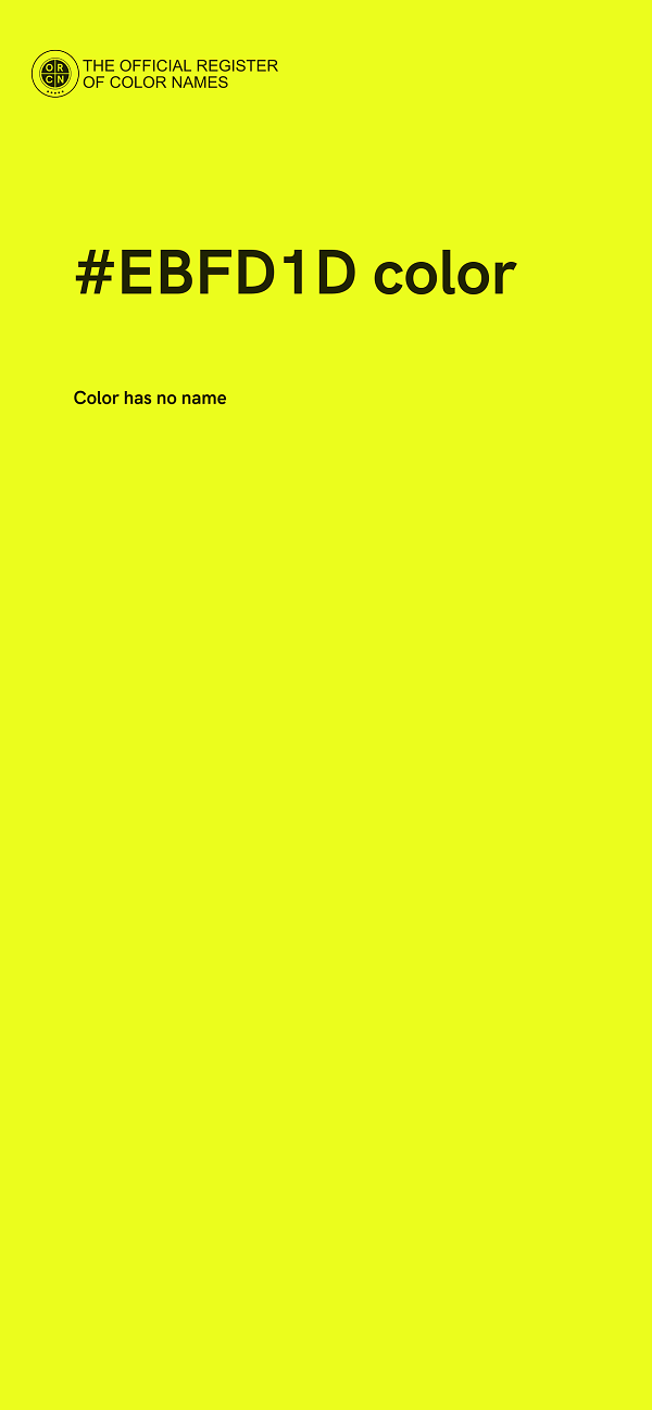#EBFD1D color image