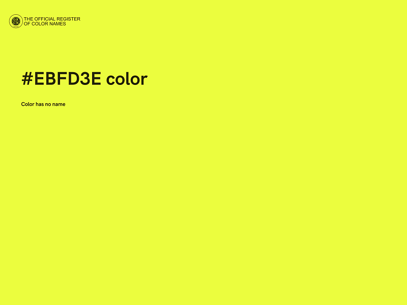#EBFD3E color image