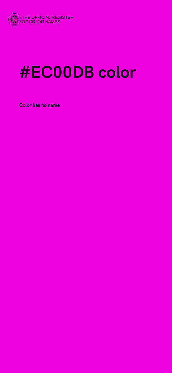 #EC00DB color image