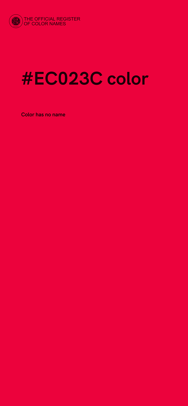 #EC023C color image