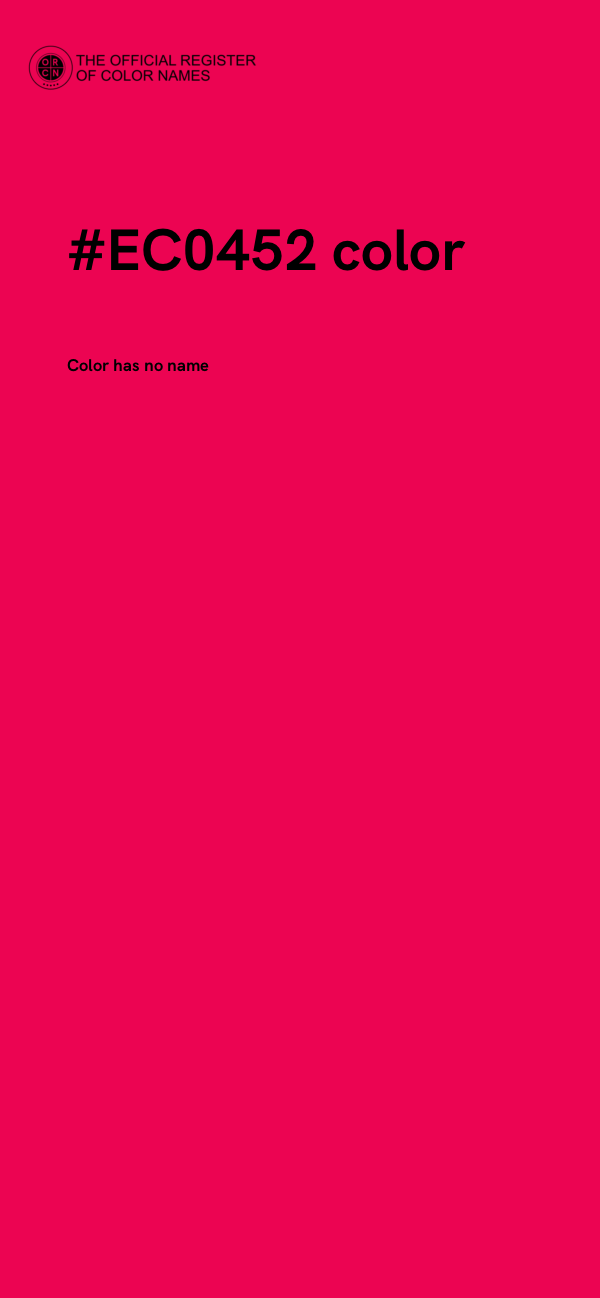 #EC0452 color image