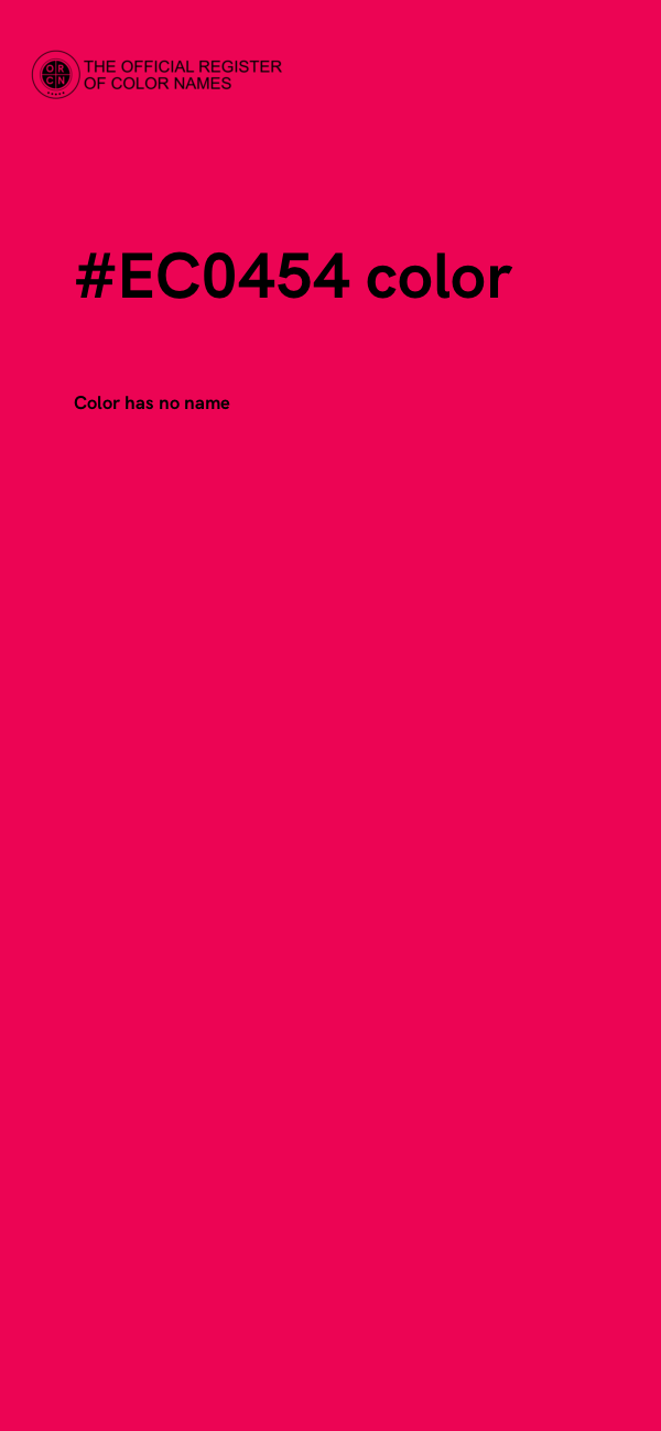 #EC0454 color image
