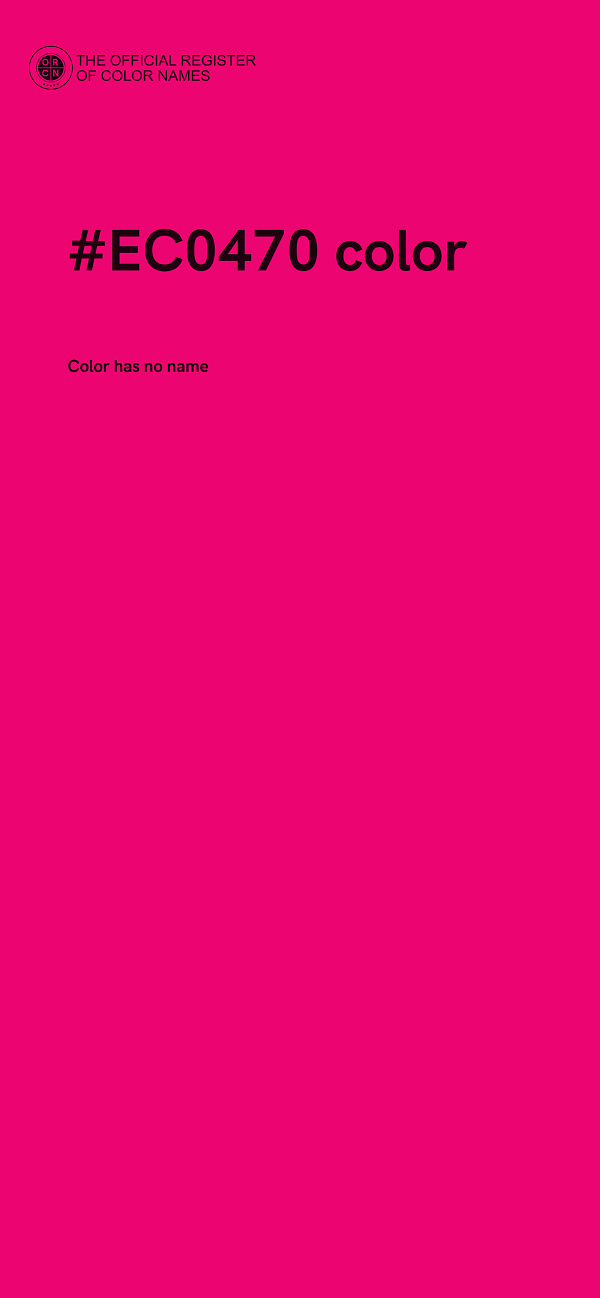 #EC0470 color image
