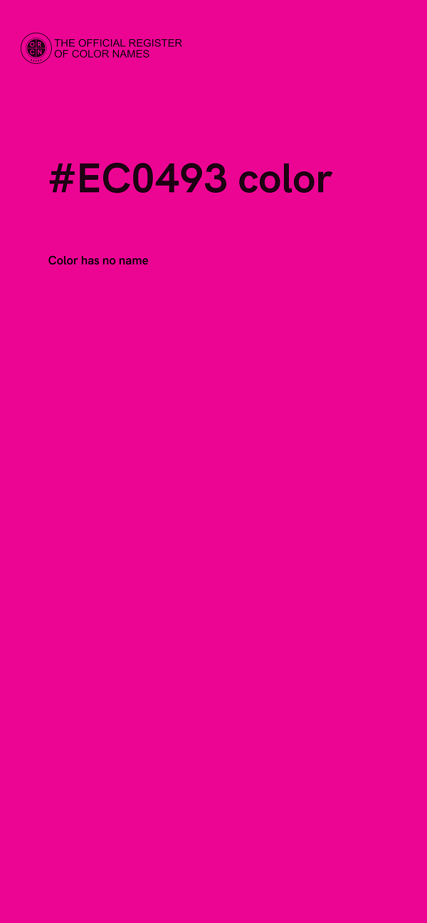 #EC0493 color image