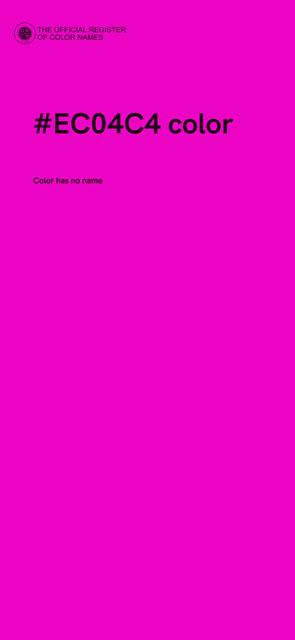 #EC04C4 color image