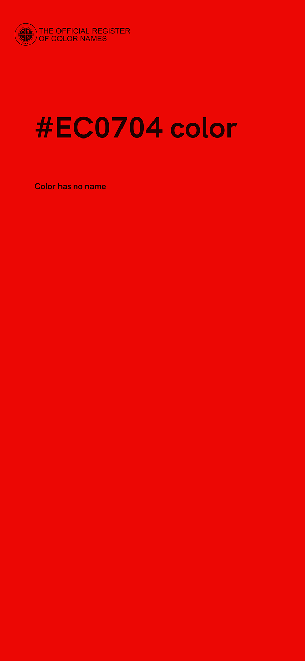 #EC0704 color image