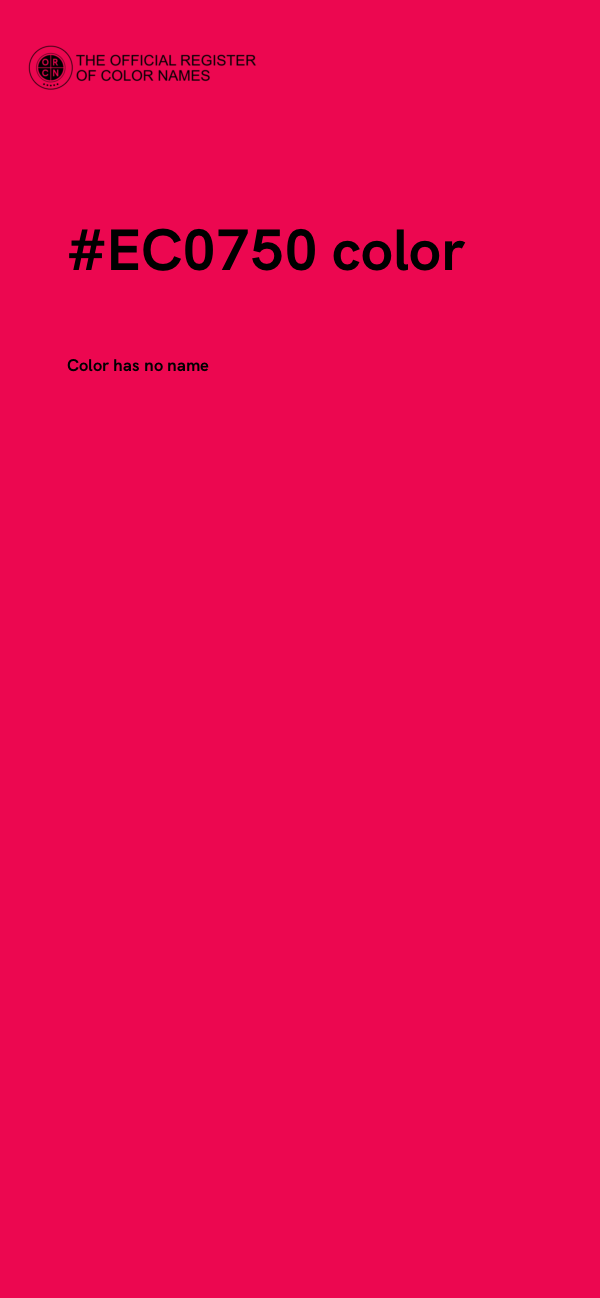 #EC0750 color image
