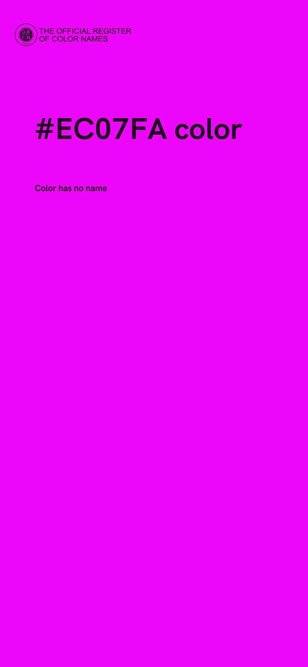 #EC07FA color image