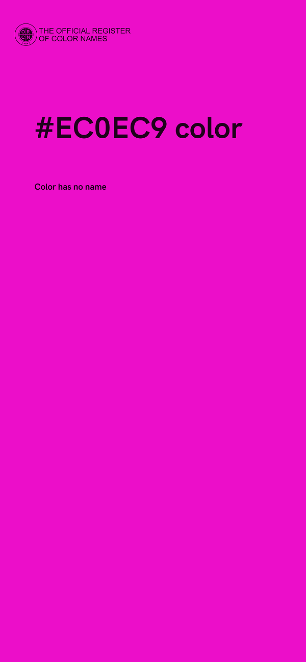#EC0EC9 color image