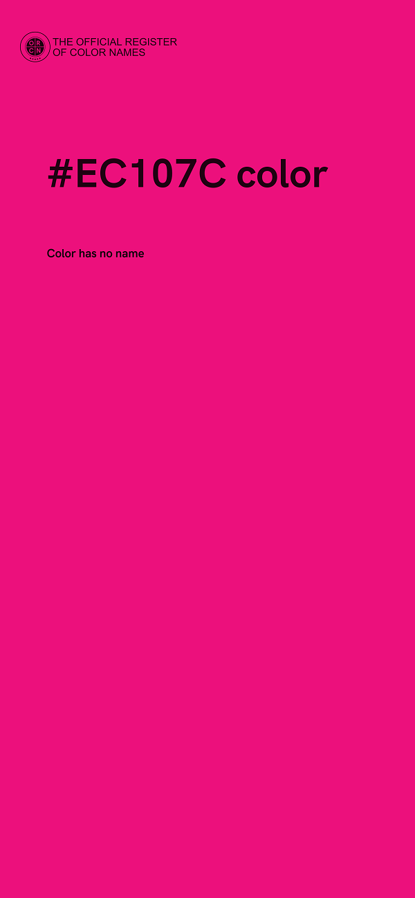 #EC107C color image